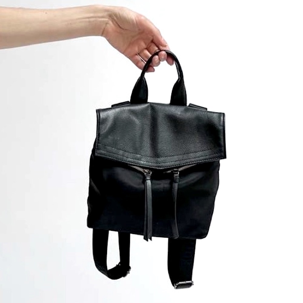 NWOT Botkier New York Black Trigger Mini Backpack